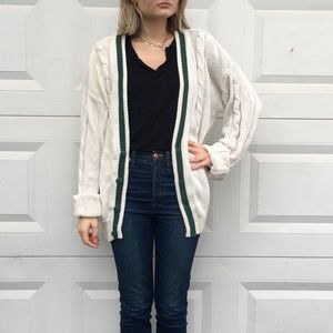 Vintage Knit Cardigan Sweater